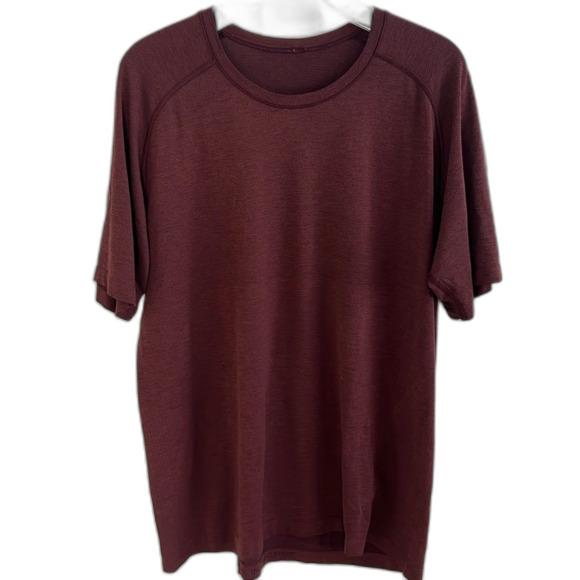 lululemon athletica Other - Lululemon Men's Metal Vent Tech Short Sleeve Maroon Sz XXL